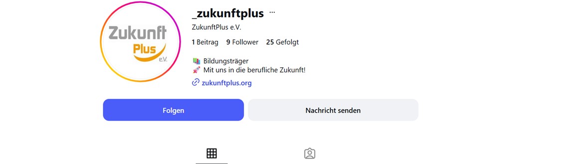 ZukunftPlus e.V. jetzt auf Instagram!